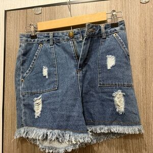 POL Distressed Blue Jean Shorts NWOT